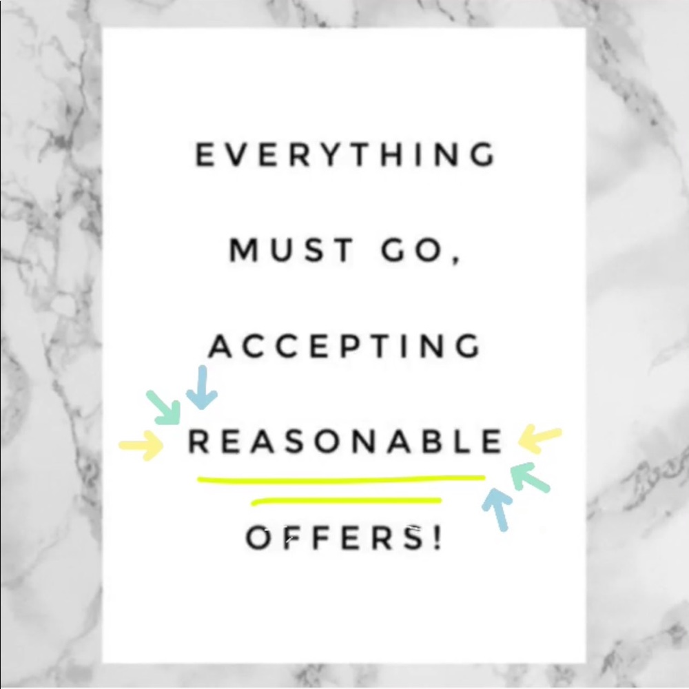 CLOSET CLEAROUT | ACCEPTING REASONABLE OFFERS